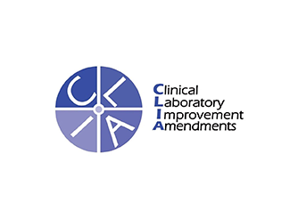 A logo for clinical laboratory improvement amendments.